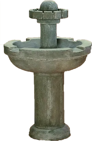 Stone Fountain Isolated.png PNG Image