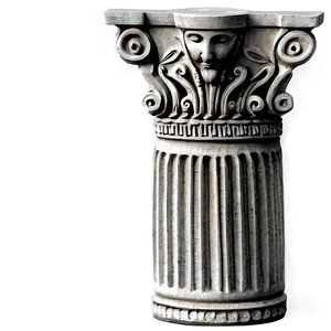 Stone Greek Column Art Png 38 PNG Image