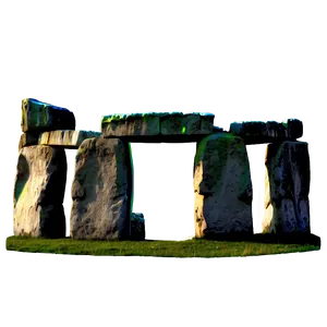 Stonehenge With Rainbow Background Png 06252024 PNG Image