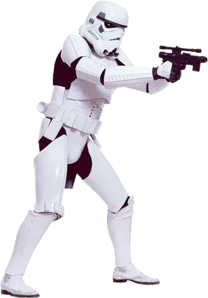 Stormtrooper Action Pose PNG Image