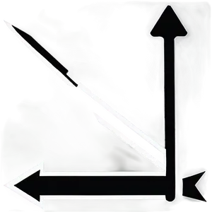 Straight Black Arrow Png Qmc PNG Image