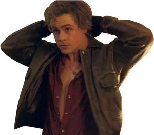 Stranger Things Character Pose PNG Image