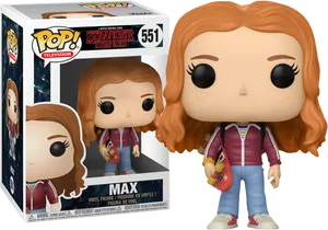 Stranger Things Max Funko Pop PNG Image