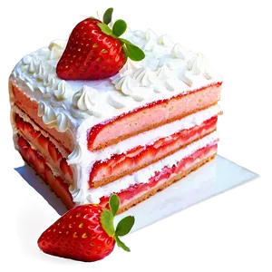 Strawberry Cake Png 97 PNG Image