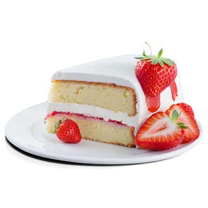 Strawberry Chiffon Cake Png Lsd PNG Image