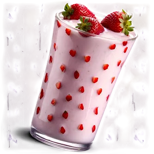 Strawberry Cow Milk Png 06252024 PNG Image