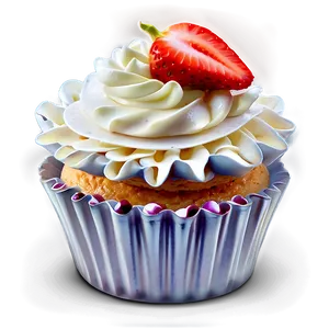 Strawberry Cupcake Png 05032024 PNG Image