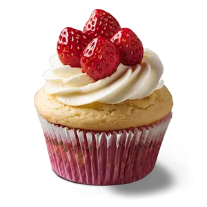 Strawberry Cupcake Png Uaq95 PNG Image