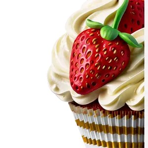 Strawberry Cupcakes Png Jkb34 PNG Image