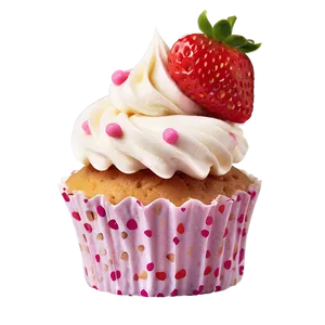 Strawberry Cupcakes Png Qmf7 PNG Image