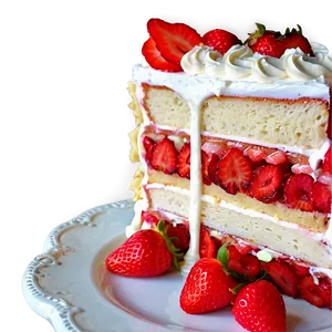 Strawberry Layer Cake Png Bwx73 PNG Image