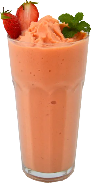 Strawberry Milkshake Delight PNG Image