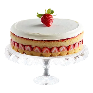 Strawberry Sponge Cake Png Dxw PNG Image