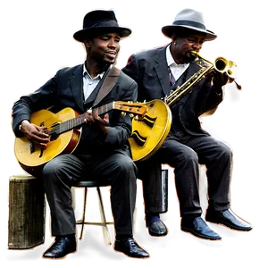 Street Jazz Musicians Png Mus91 PNG Image