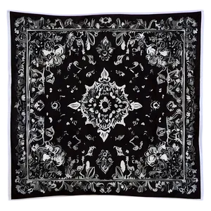 Streetwear Black Bandana Png 06122024 PNG Image