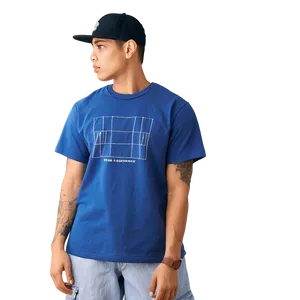 Streetwear T-shirt Blueprint Png 06282024 PNG Image