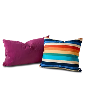 Stripe Throw Pillows Png 06262024 PNG Image