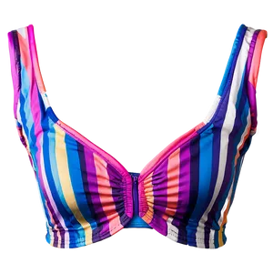 Striped Bikini Top Png Bry81 PNG Image