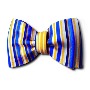 Striped Bow Tie Design Png Xuv33 PNG Image