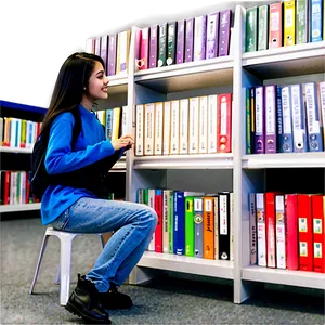 Student In Library PNG Vqq25 PNG