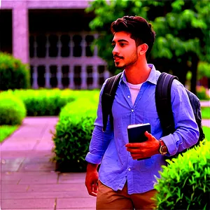 Student On Campus PNG 46 PNG