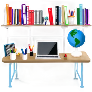 Study Desk Organization Ideas Png 58 PNG Image