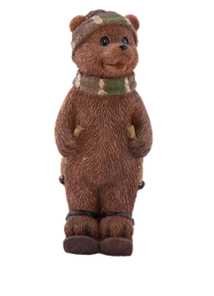 Stuffed Bear With Hat And Scarf PNG Image