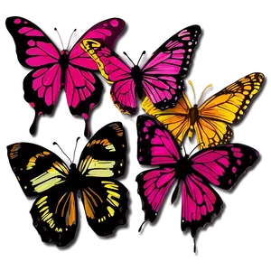 Stunning Pink Butterfly Art Png 06212024 PNG Image