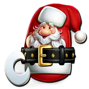 Sturdy Santa Claus Belt Png 06282024 PNG Image