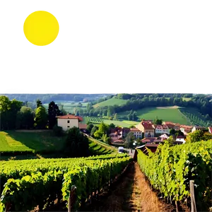 Stuttgart Vineyards Landscape Png 61 PNG Image