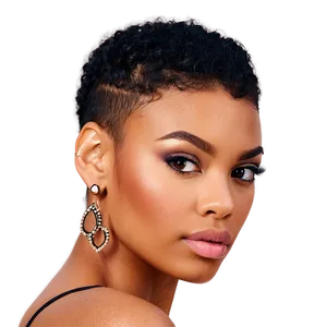 Styled Hair Edges Png Wrl48 PNG Image