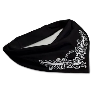 Stylish Black Bandana Png 06122024 PNG Image