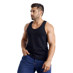 Stylish Black Tank Top Png 73 PNG Image