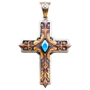 Stylish Cross Artwork Png Xge66 PNG Image