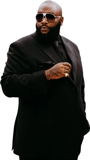 Stylish Gangster Look PNG Image