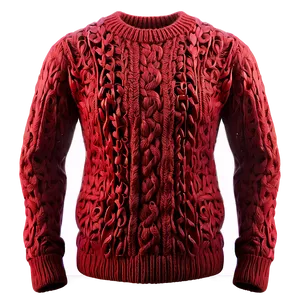 Stylish Red Sweater Png 06292024 PNG Image