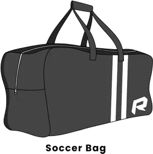 Stylish Sports Duffle Bag PNG Image