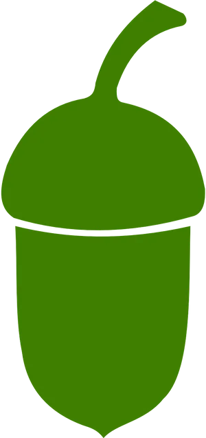 Stylized Acorn Icon PNG Image