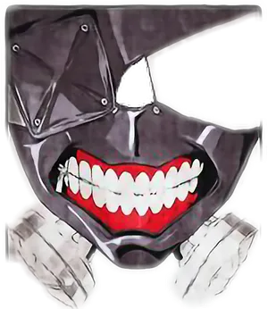 Stylized Anonymous Mask Artwork PNG Image