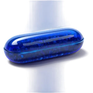 Stylized Blue Pill Png Vhu68 PNG Image