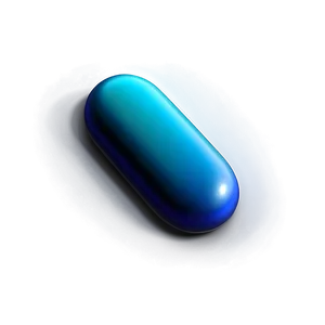 Stylized Blue Pill Png Xue PNG Image