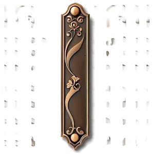 Stylized Bronze Bookmark Png 57 PNG Image