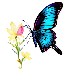 Stylized Butterfly Png Kay63 PNG Image