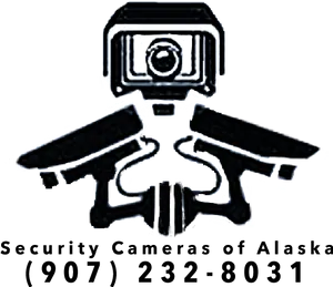 Stylized Cameraand Guns Graphic PNG Image