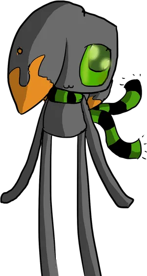 Stylized Enderman Artwork.png PNG Image