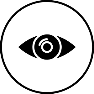 Stylized Eye Icon PNG Image