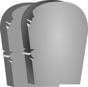 Stylized Gravestone Graphic PNG Image