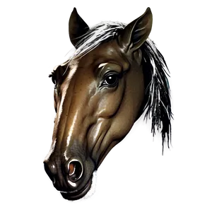 Stylized Horse Head Design Png Yyg PNG Image