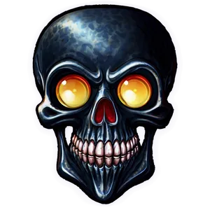 Stylized Jolly Roger Skull PNG Image