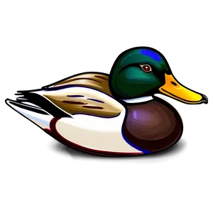 Stylized Mallard Duck Png Cqp PNG Image